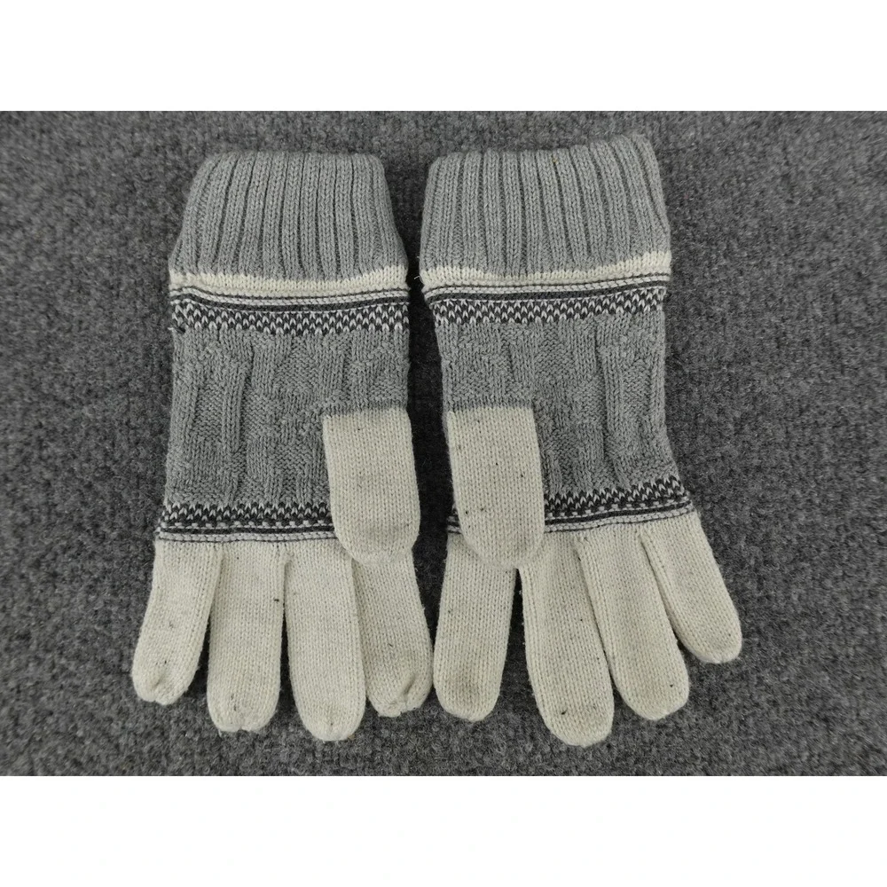 Smartwool Cable Knit Gloves Unisex One Size Grey Good Touchscreen SW011470